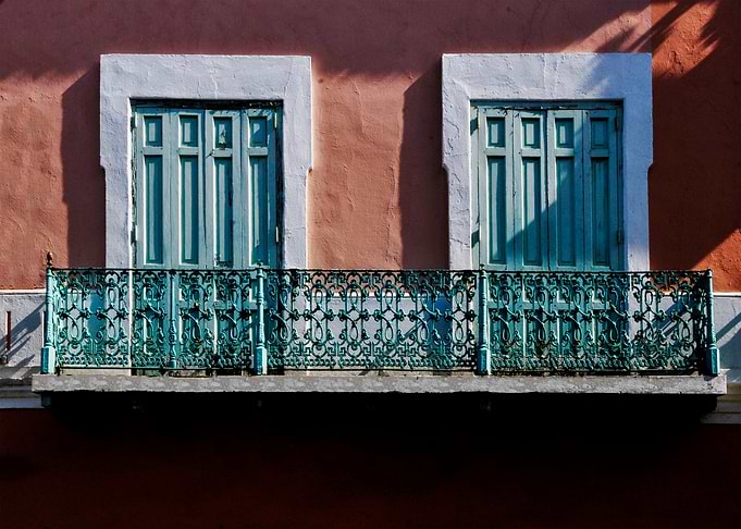 Pink house in Old San Juan