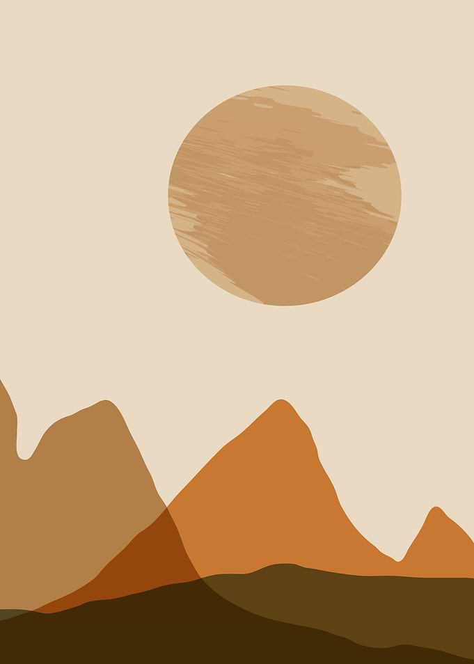 minimalist mountains