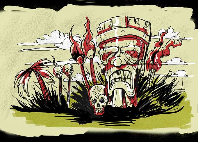 Tiki Volcano
