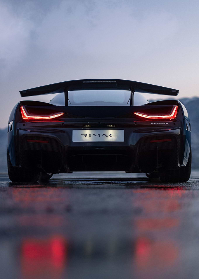 Rimac Nevera Hypercar back