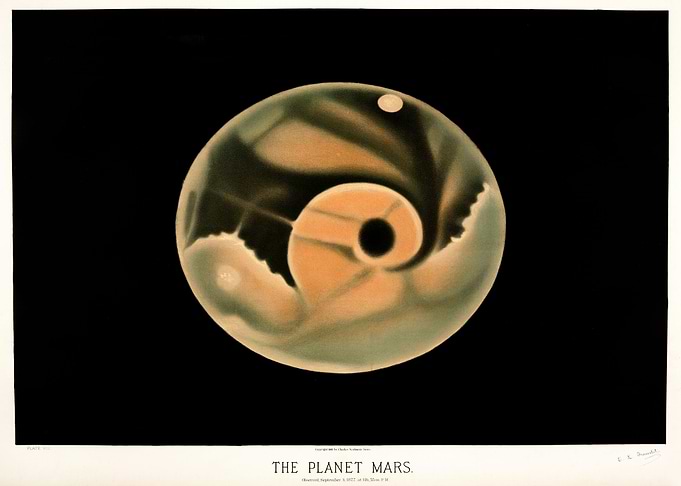Trouvelot Planet Mars