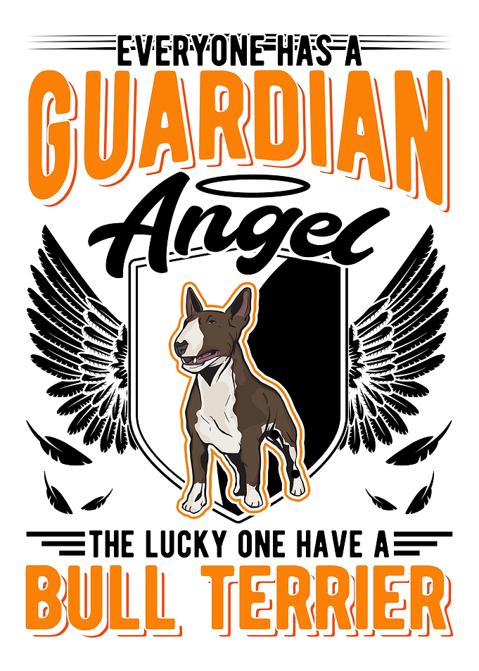 Bull Terrier Guardian Ange
