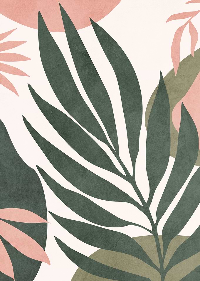 TROPICAL BOTANIC FLORAL61B