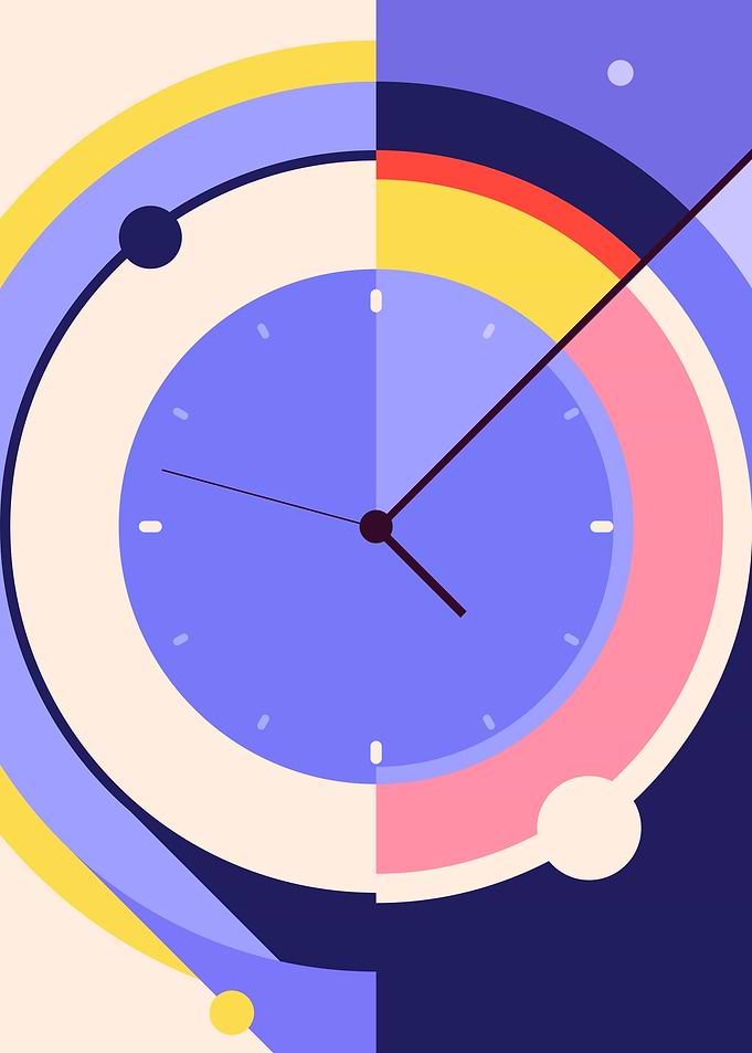 Abstract clock
