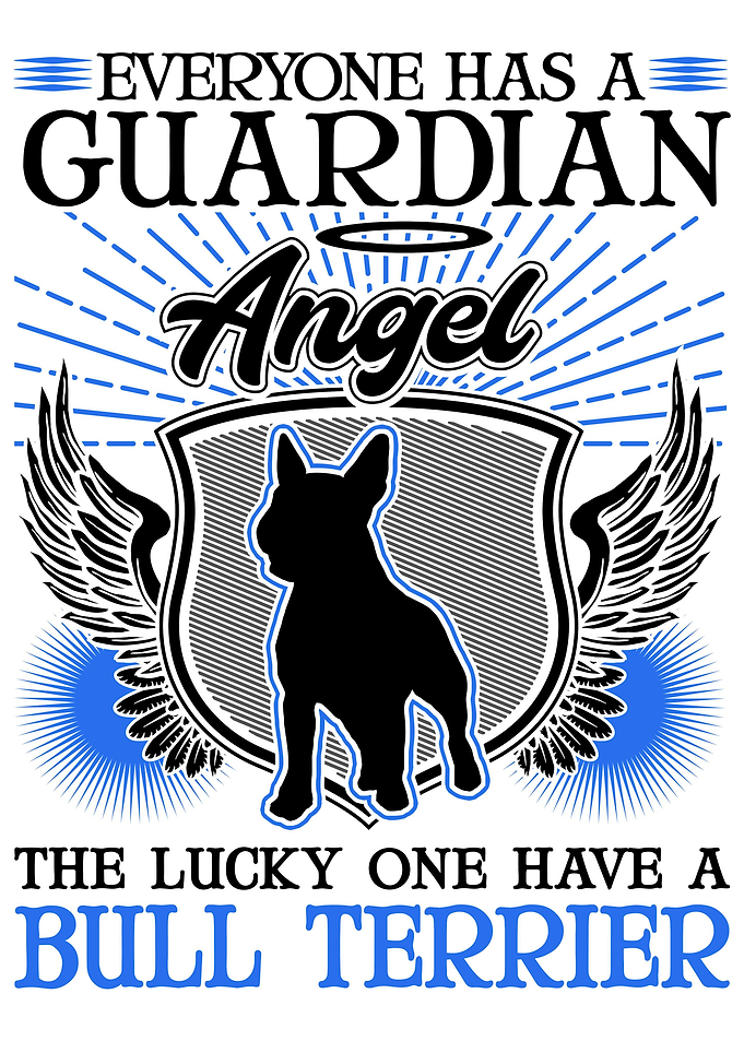 Bull Terrier Guardian Ange