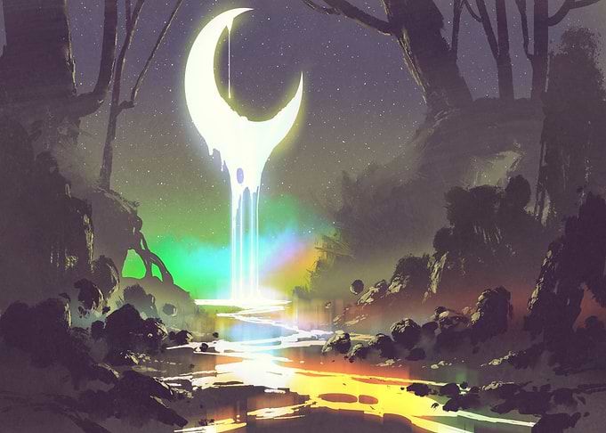 melting moon