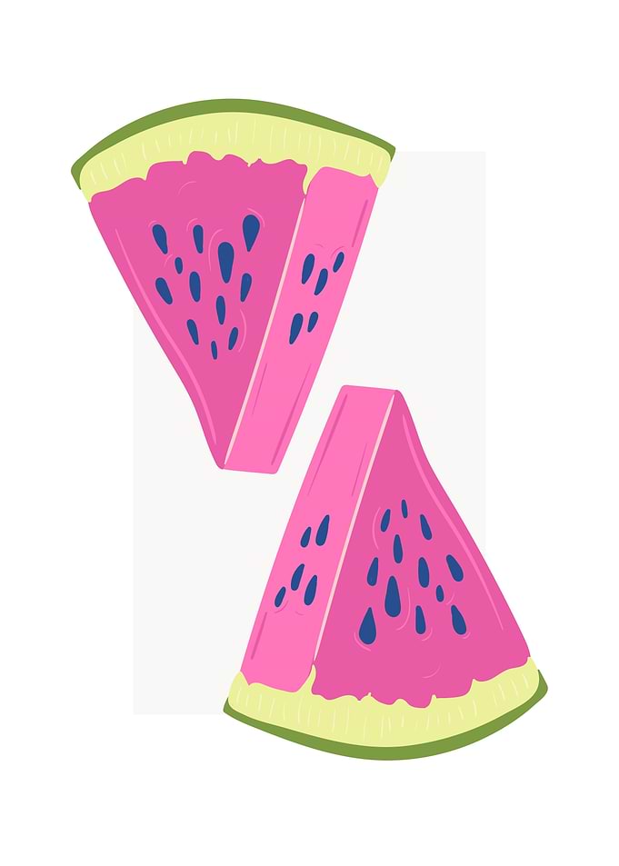 Watermelon fruit poster