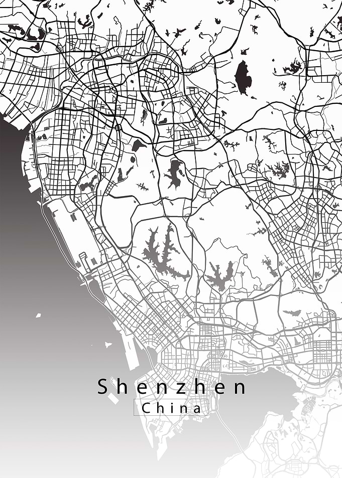 Shenzhen City Map