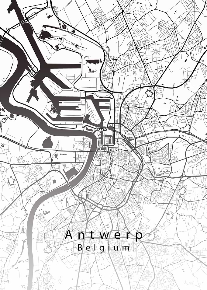 Antwerp City Map