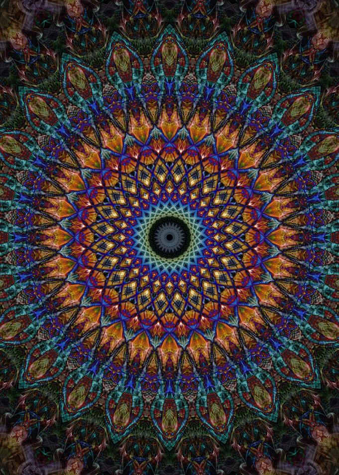Rainbow mandala