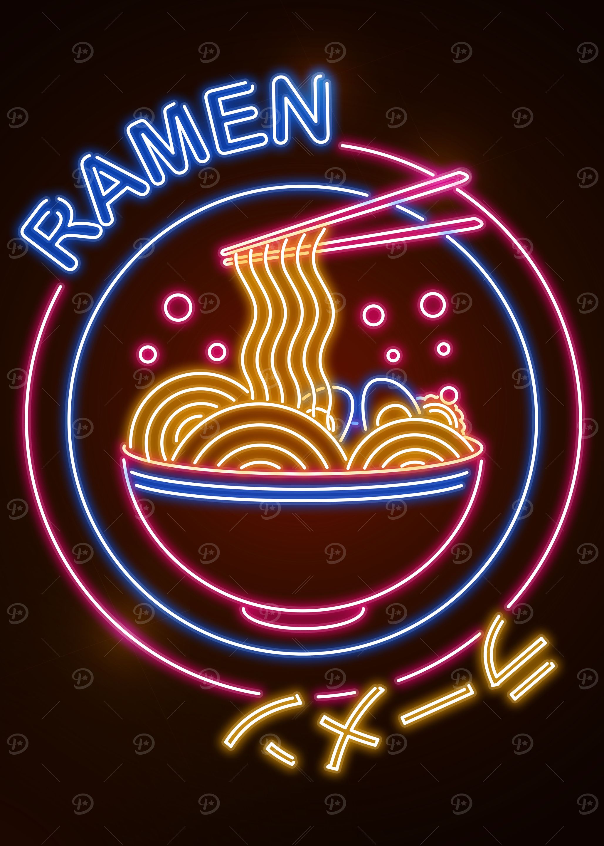 Ramen Circle Sign