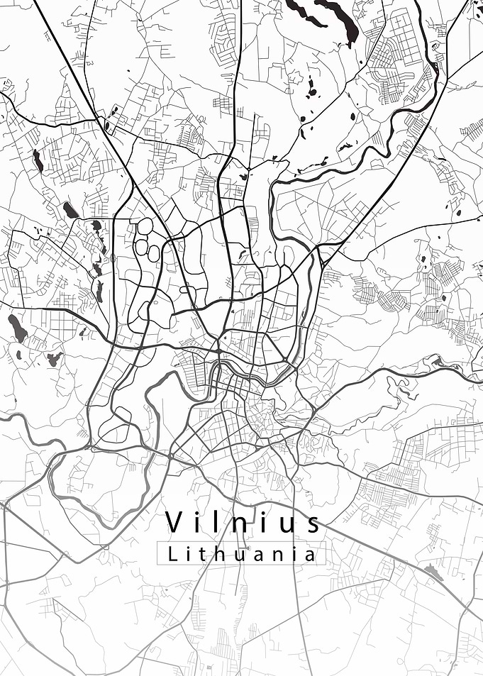 Vilnius City Map