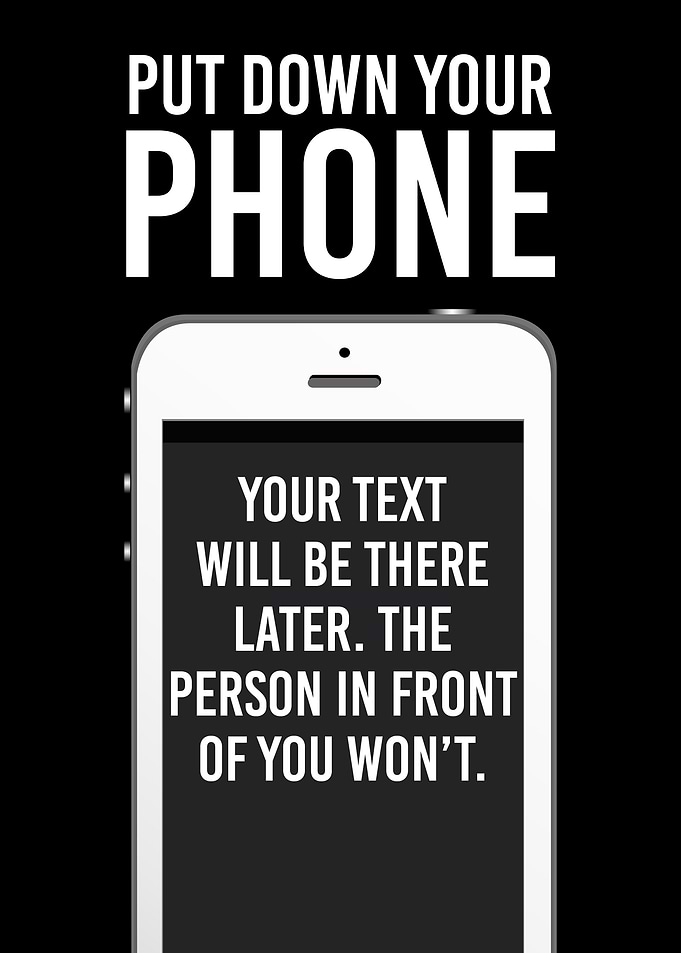 No Cell Phone Wall Art