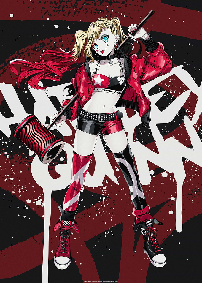 Harley Quinn with a mellet