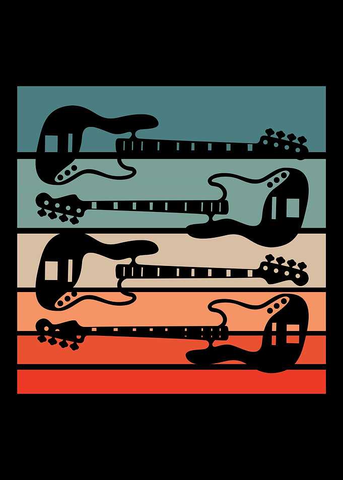 Guitar Retro Vintage