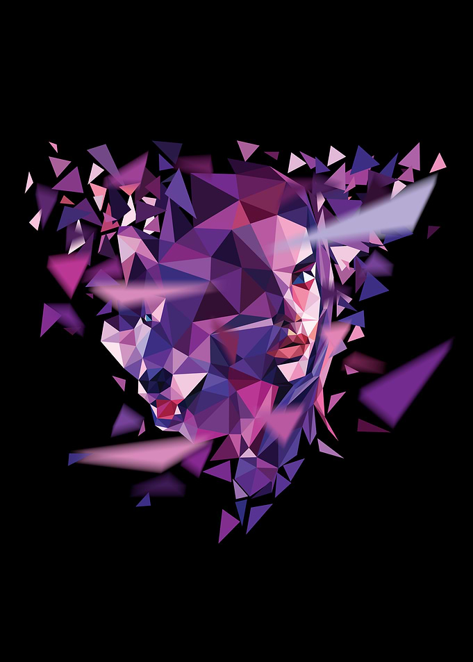 Woman And Wolf