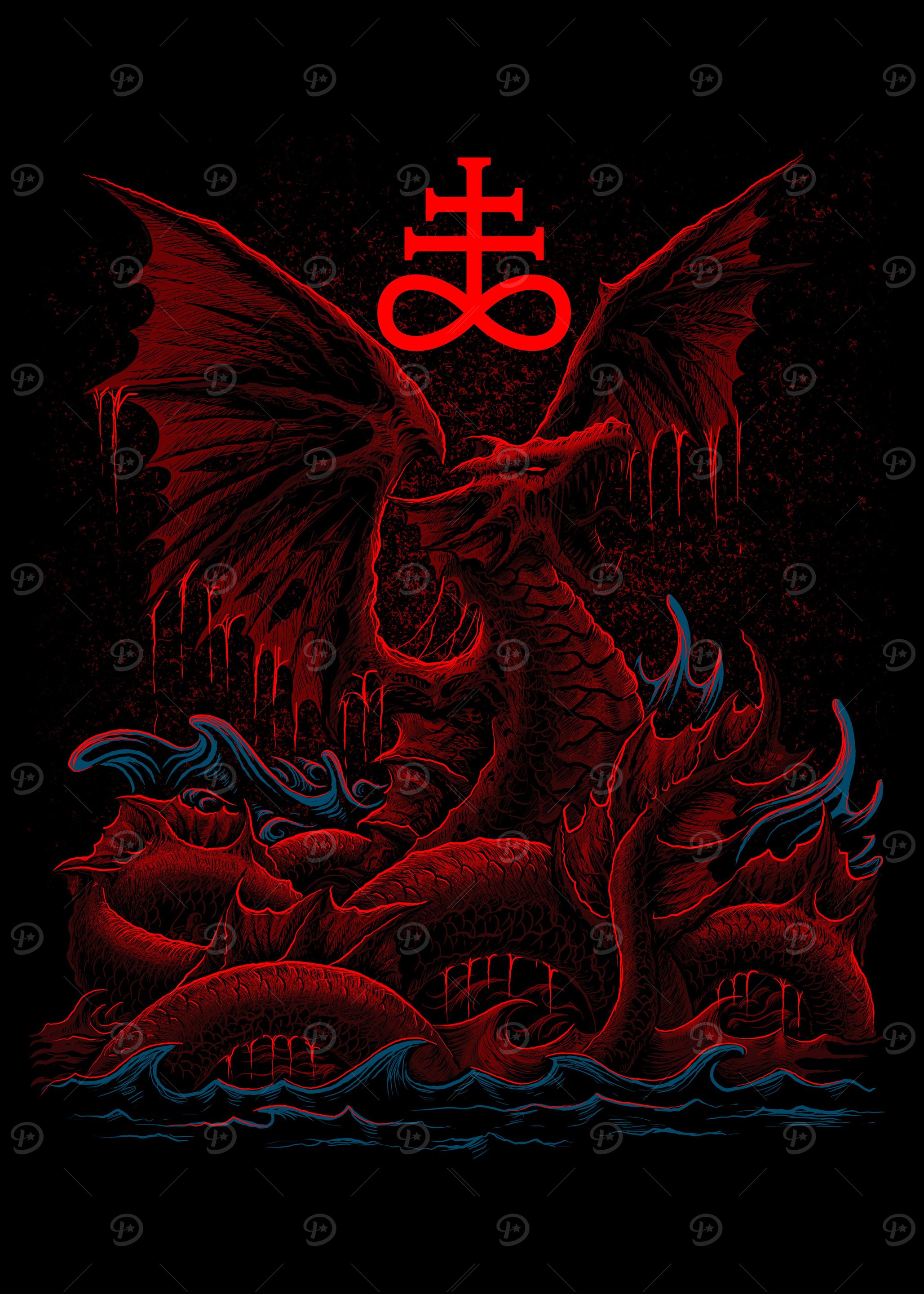 Satan 666 Demon Leviathan