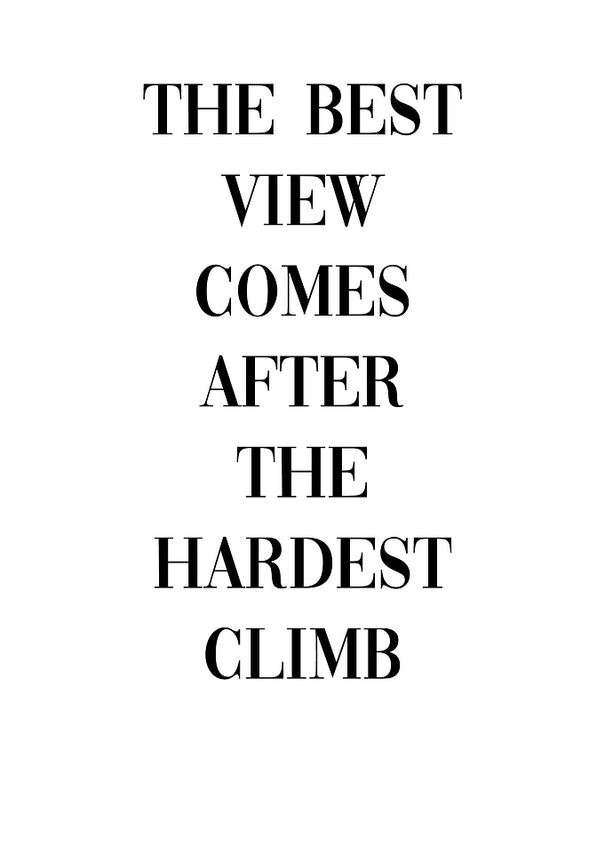 The Hardest Climb