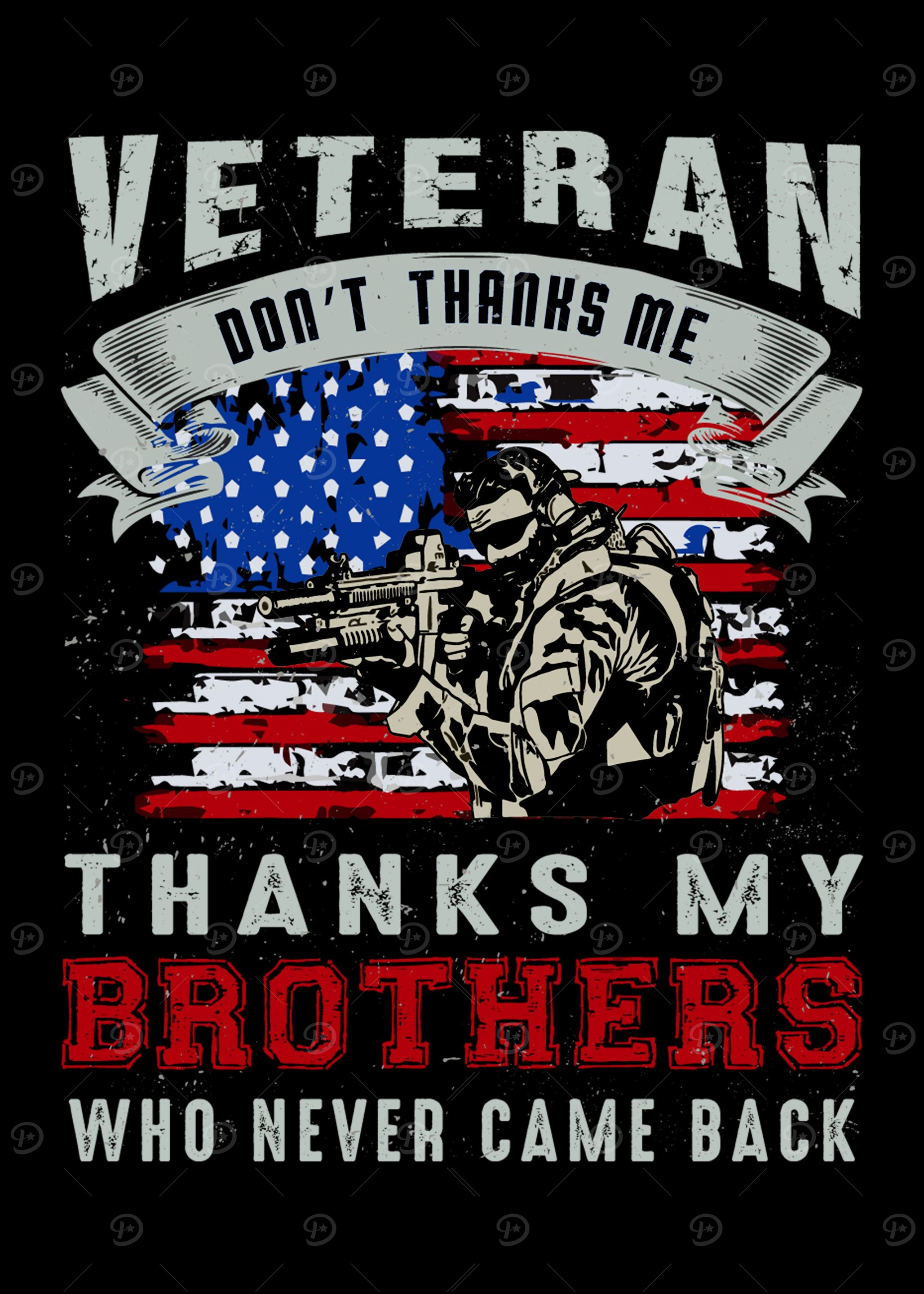 Veteran do not thanks me