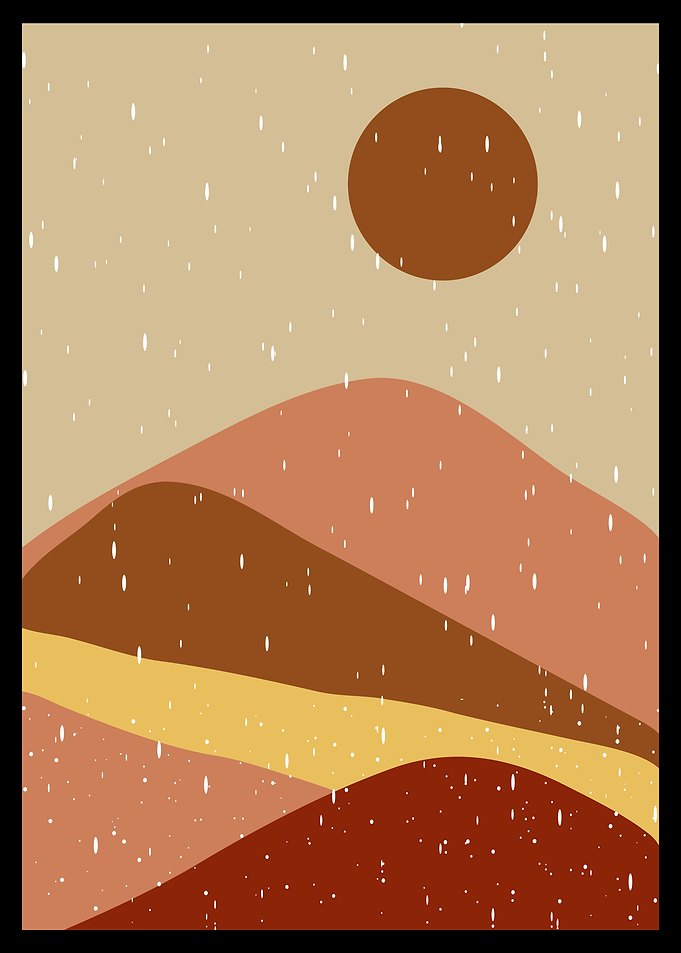 Mountain Modern abstract