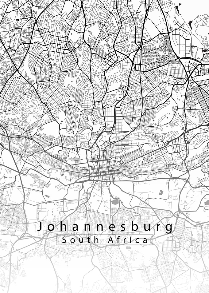 Johannesburg City Map