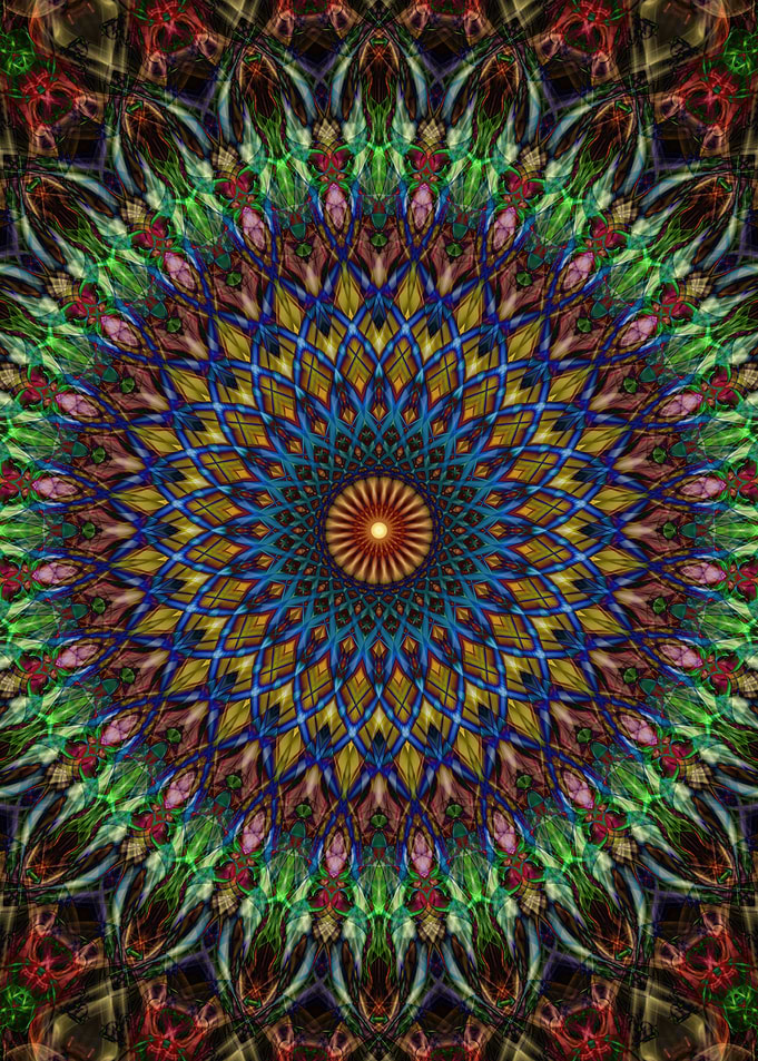 Rainbow mandala