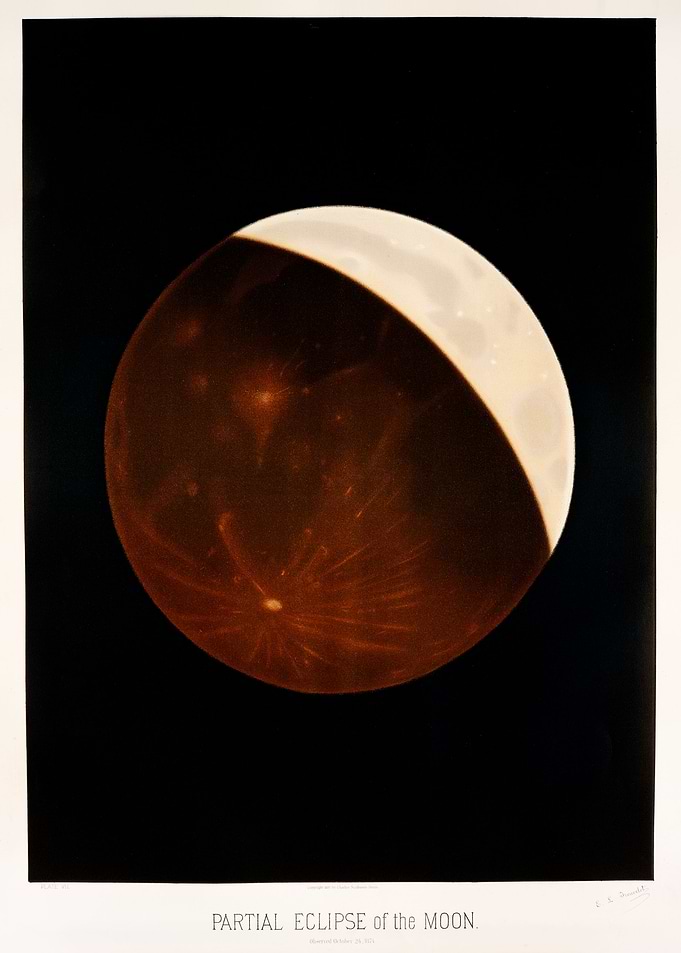 Trouvelot Partial Eclipse