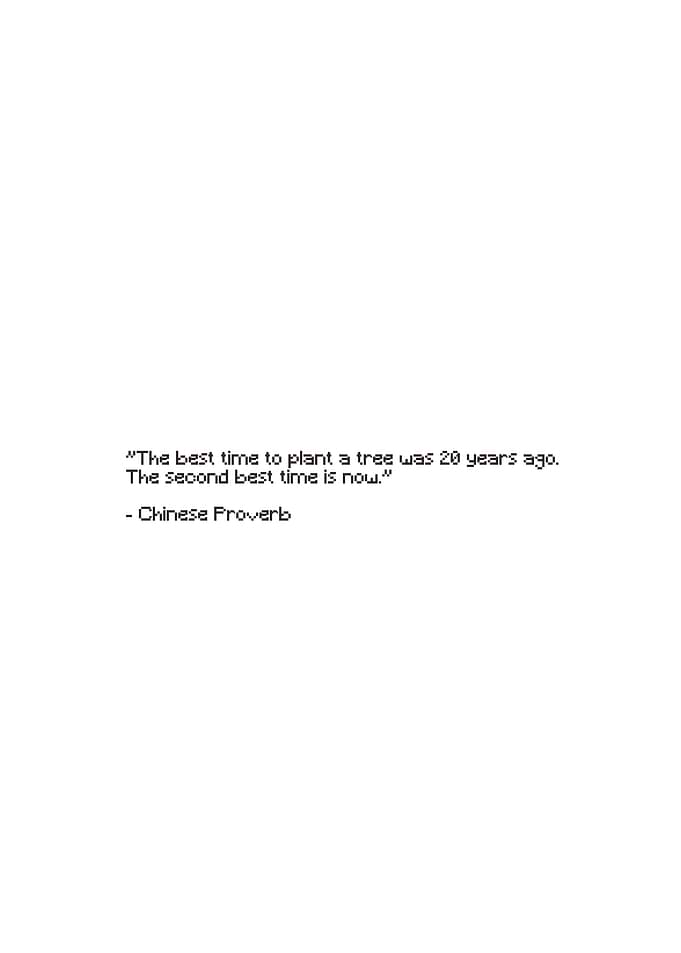 Chinese Proverb