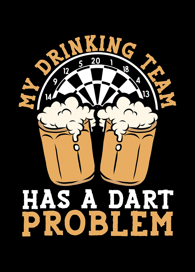 My drinking dart team