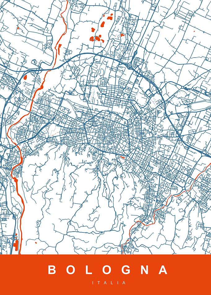 BOLOGNA Map ITALY