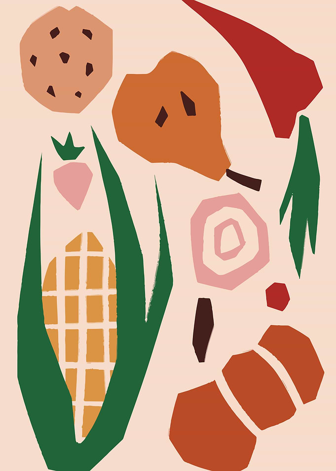 Fresh Vegetables decor