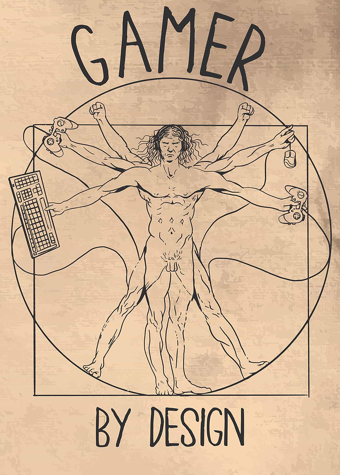 Gamer by Design Vitruvian