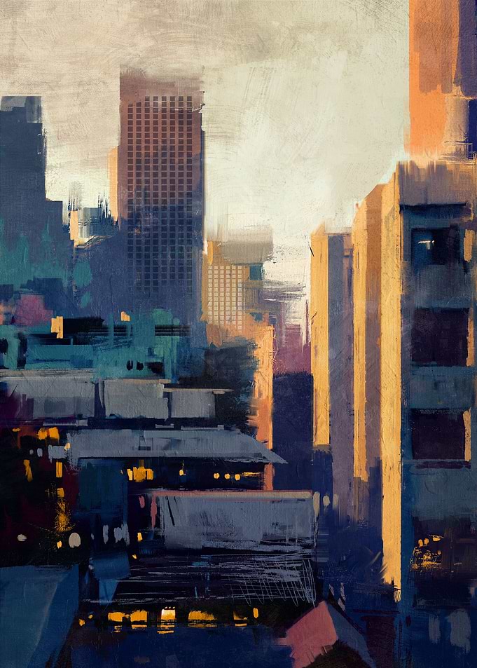 mordern city