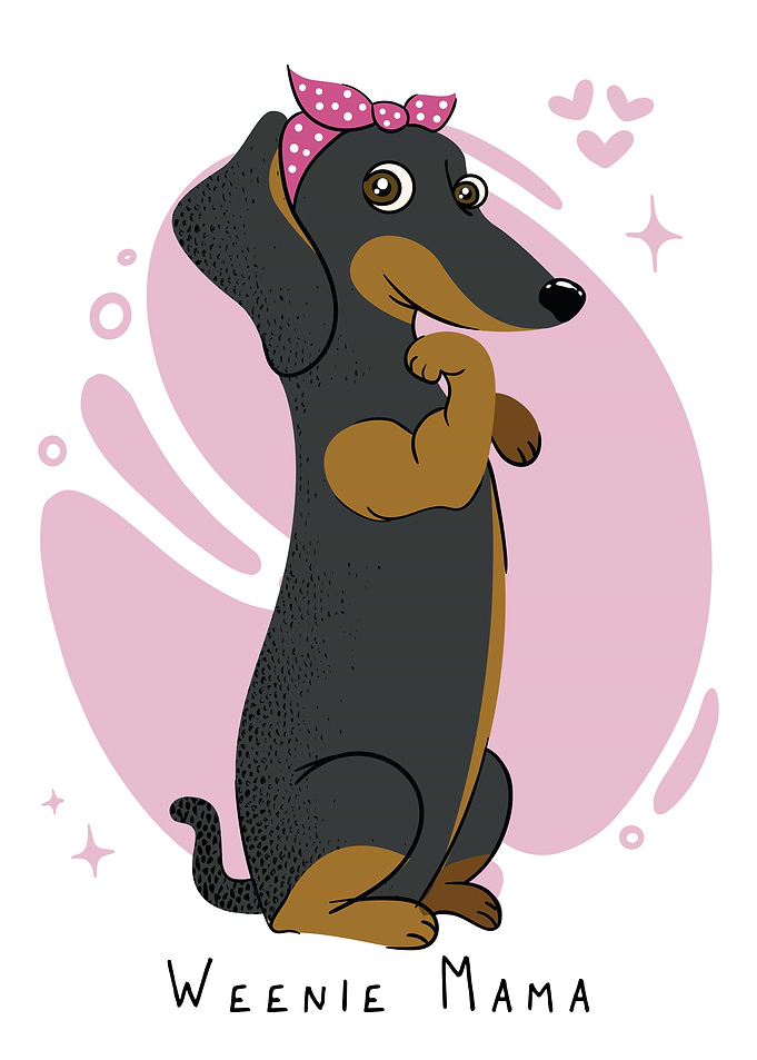 Weenie Mama Dachshund Mom