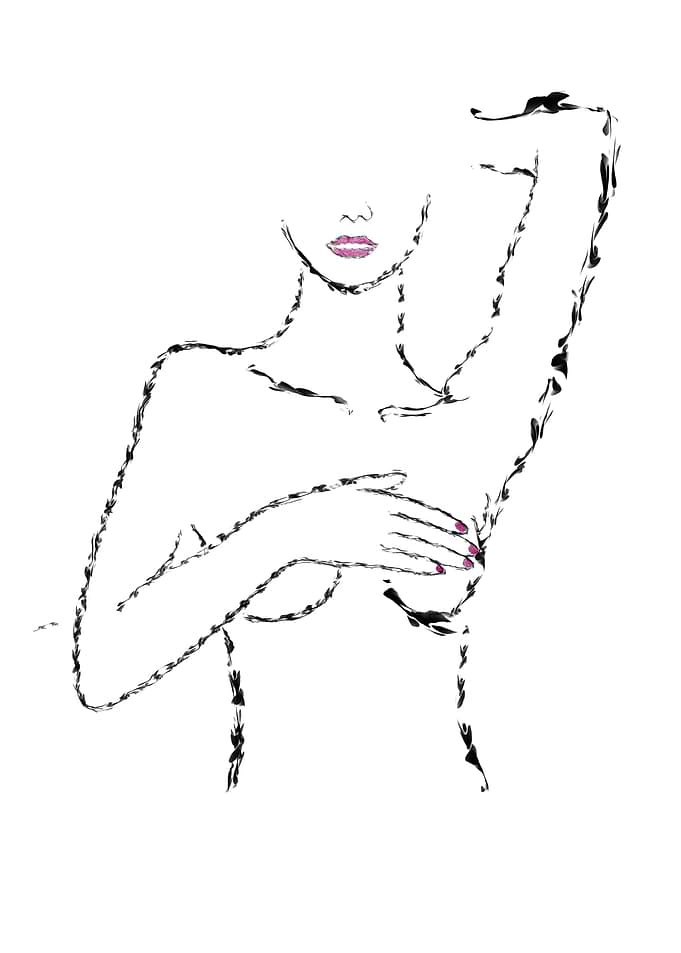 Line Art Female Body