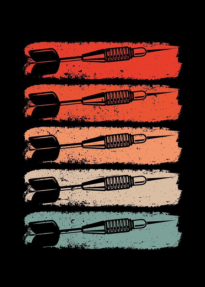 Five Darts in retro
