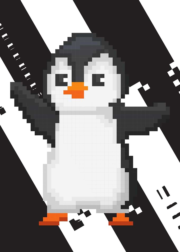 Penguin Pixel Art