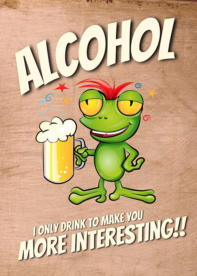 I only drink 4