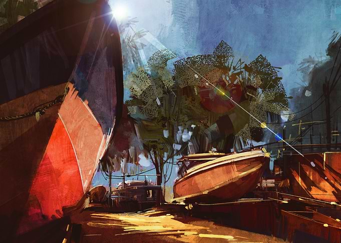 Ship wrecked