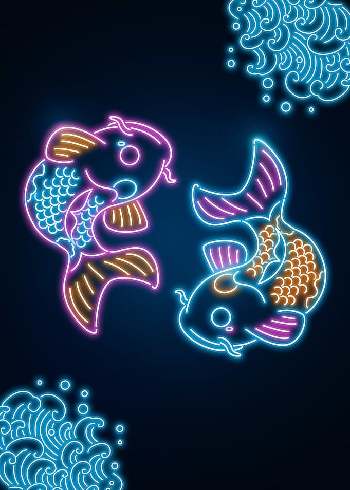 Retro Koi Carp