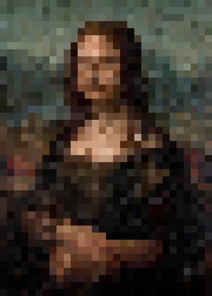 Mona Lisa Pixel Art