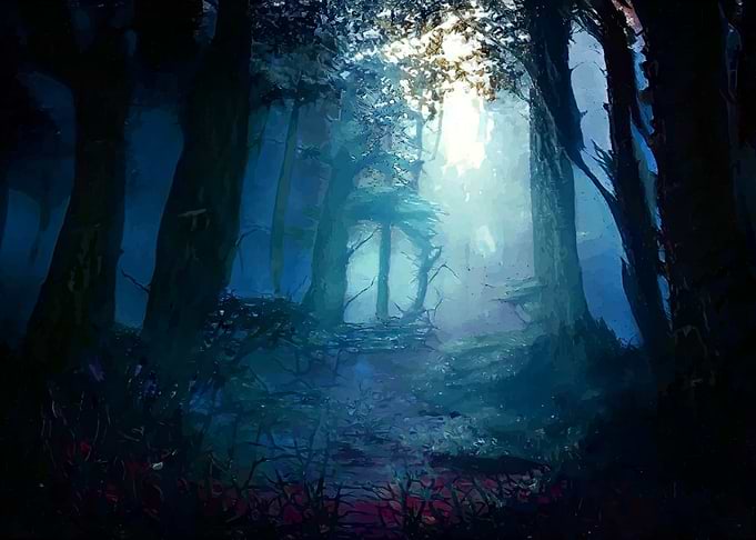 The Moon Lit Wood