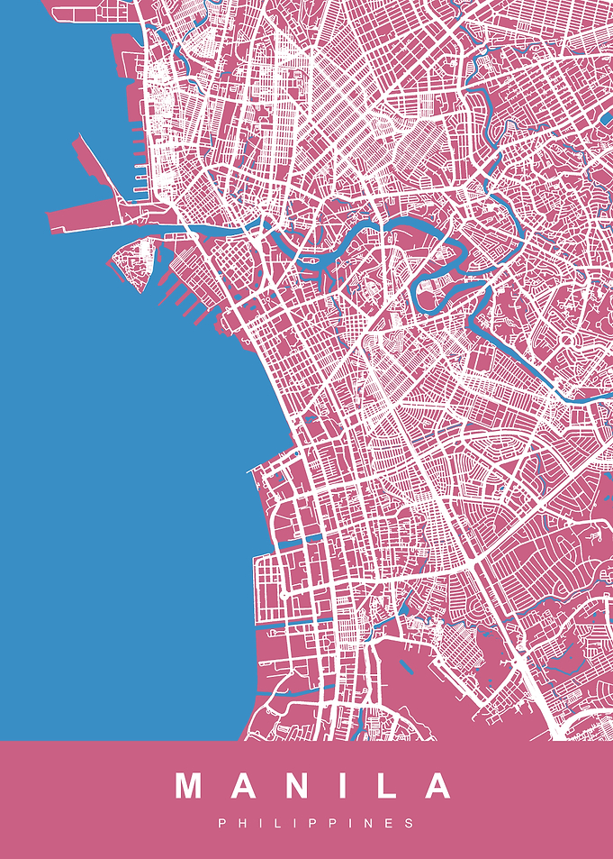 MANILA Map PHILIPPINES