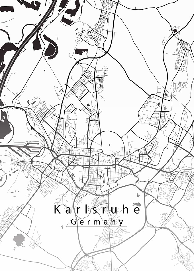 Karlsruhe City Map