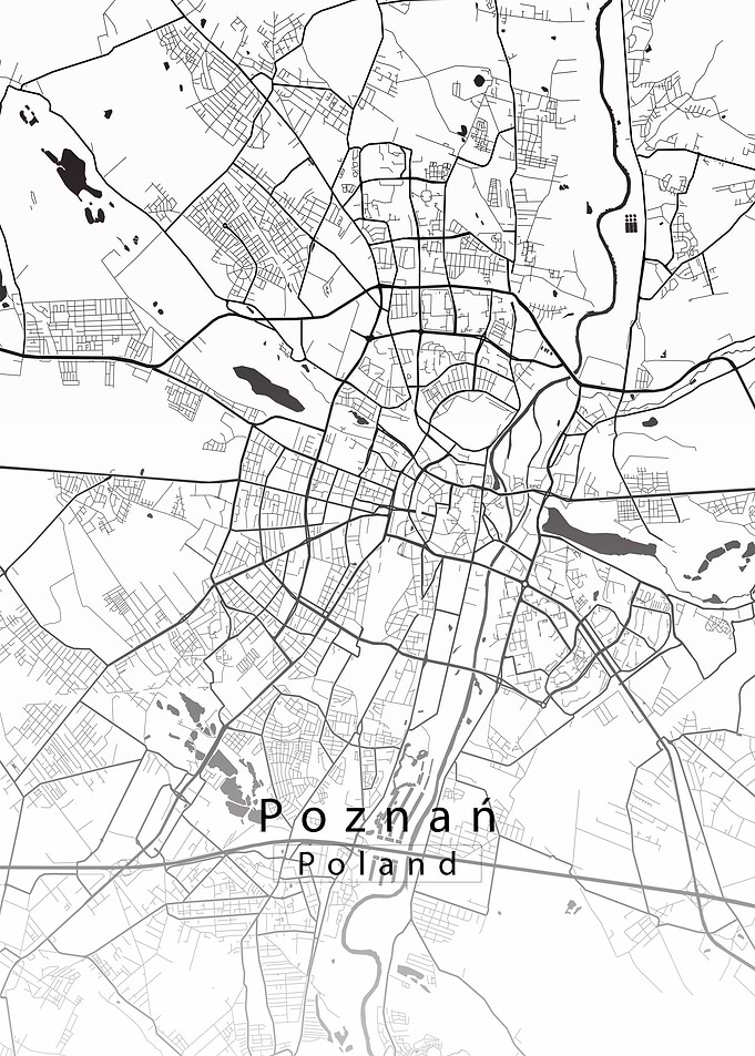 Poznan City Map
