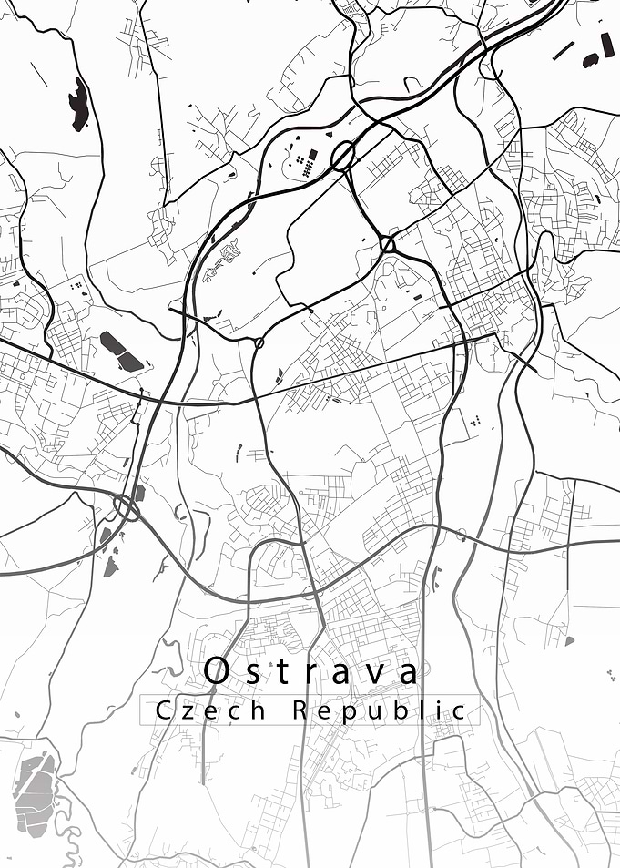 Ostrava City Map