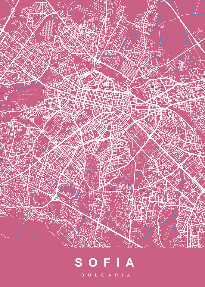 SOFIA Map BULGARIA