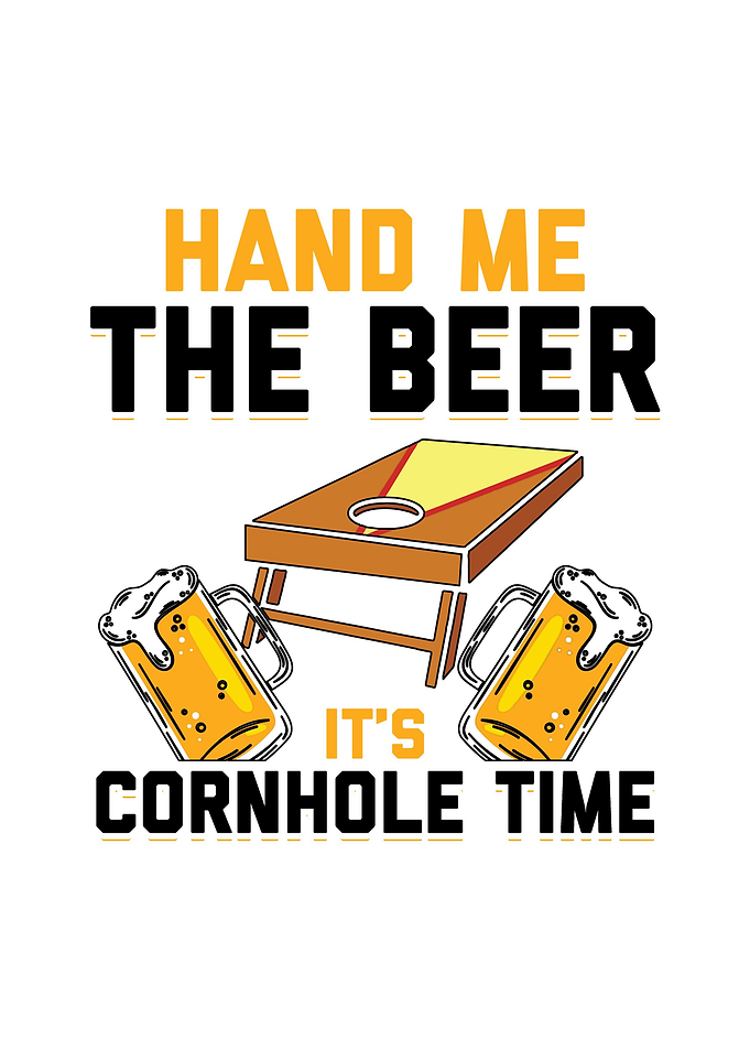 Cornhole Beer Drinker Gift