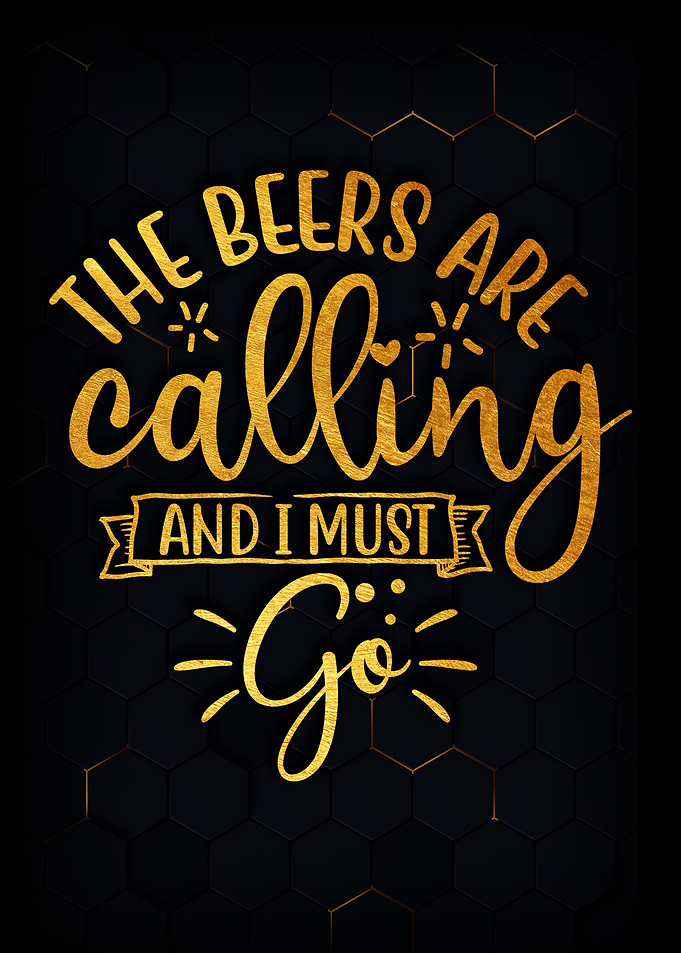 The beers are calling