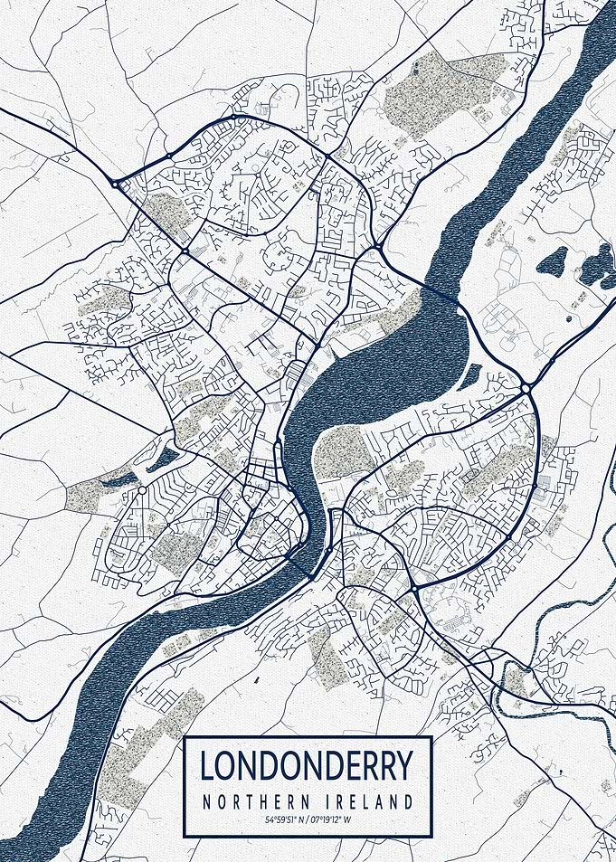 Londonderry Map Coastal